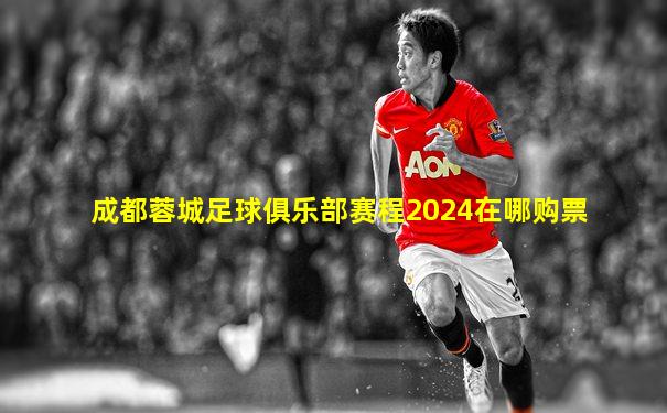成都蓉城足球俱乐部赛程2024在哪购票