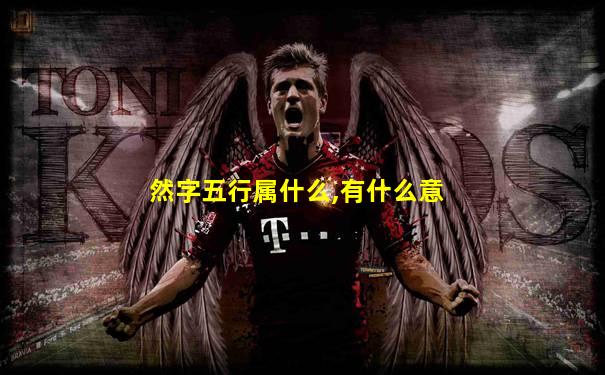 然字五行属什么,有什么意